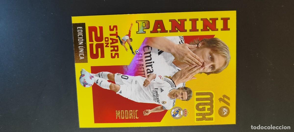 Cromos de f&uacute;tbol: MEGACRACKS 2026/27 CARD 25 ANIVERSARIO EDICION LIMITADA MODRIC REAL MADRID # 445 PANINI