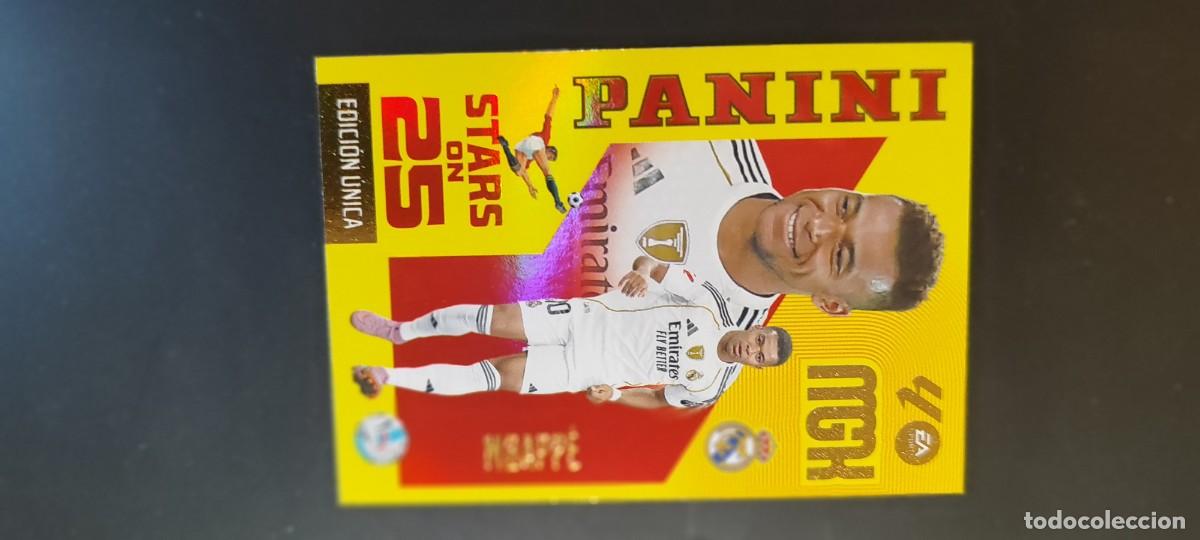 Cromos de f&uacute;tbol: MEGACRACKS 2026/27 CARD 25 ANIVERSARIO EDICION LIMITADA MBAPPE REAL MADRID # 450 PANINI