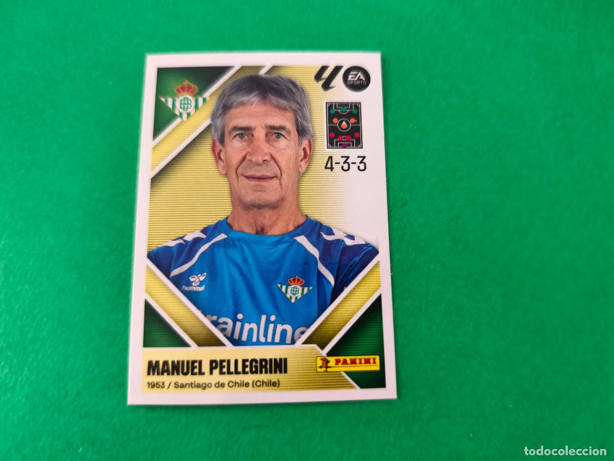 Cromos de f&uacute;tbol: CROMO FUTBOL PELLEGRINI REAL BETIS BALOMPIE SIN PEGAR N&ordm; 2 LIGA ESTE 2026-2027/26-27