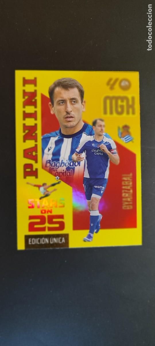 Cromos de f&uacute;tbol: MEGACRACKS 2026/27 CARD 25 ANIVERSARIO EDICION LIMITADA ORYAZABAL REAL SOCIEDAD # 448 PANINI