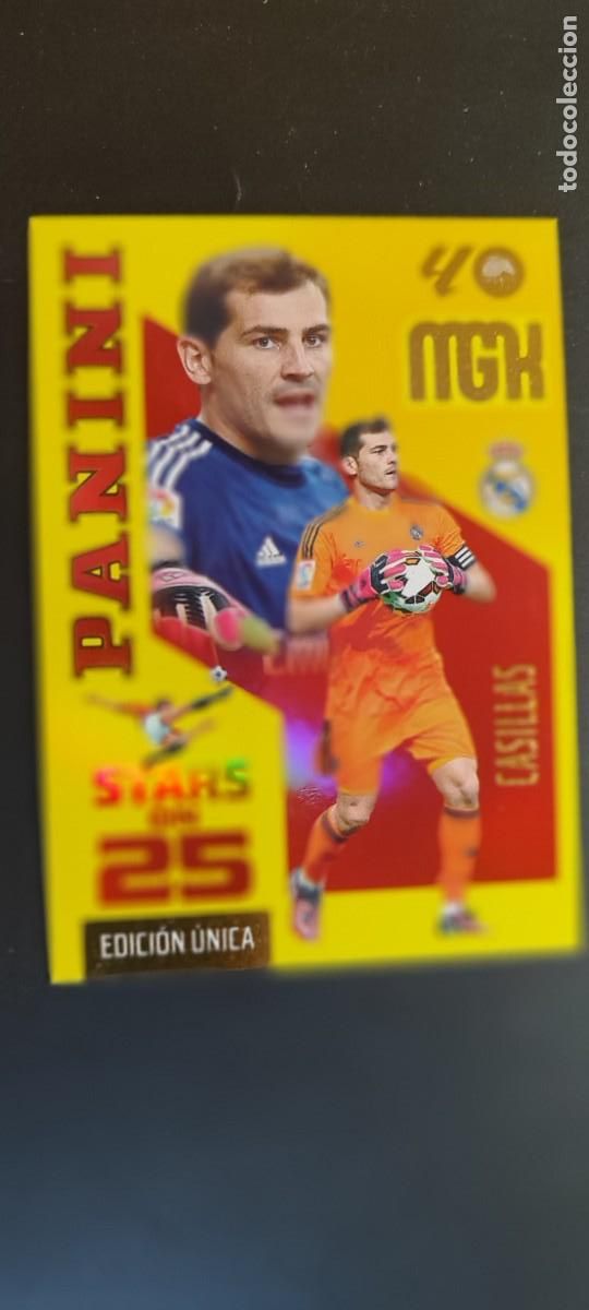 Cromos de f&uacute;tbol: MEGACRACKS 2026/27 CARD 25 ANIVERSARIO EDICION LIMITADA CASILLAS REAL MADRID # 428 PANINI