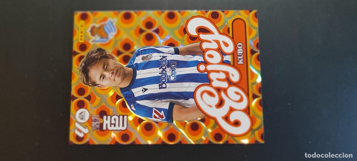 Cromos de f&uacute;tbol: MEGACRACKS 2026/27 CARD ENJOY KUBO REAL SOCIEDAD # 384 PANINI