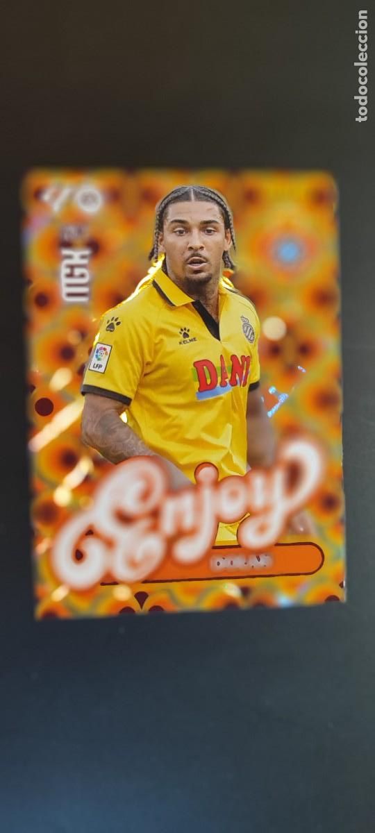 Cromos de f&uacute;tbol: MEGACRACKS 2026/27 CARD ENJOY DOLAN RCD ESPA&Ntilde;OL # 382 PANINI