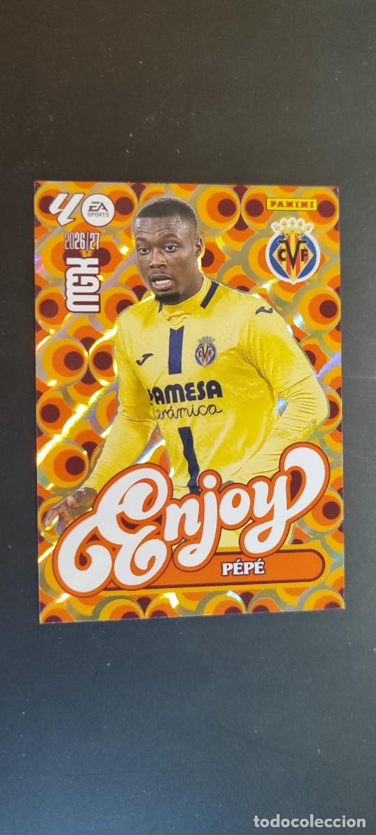 Cromos de f&uacute;tbol: MEGACRACKS 2026/27 CARD ENJOY PEPE VILLARREAL # 386 PANINI