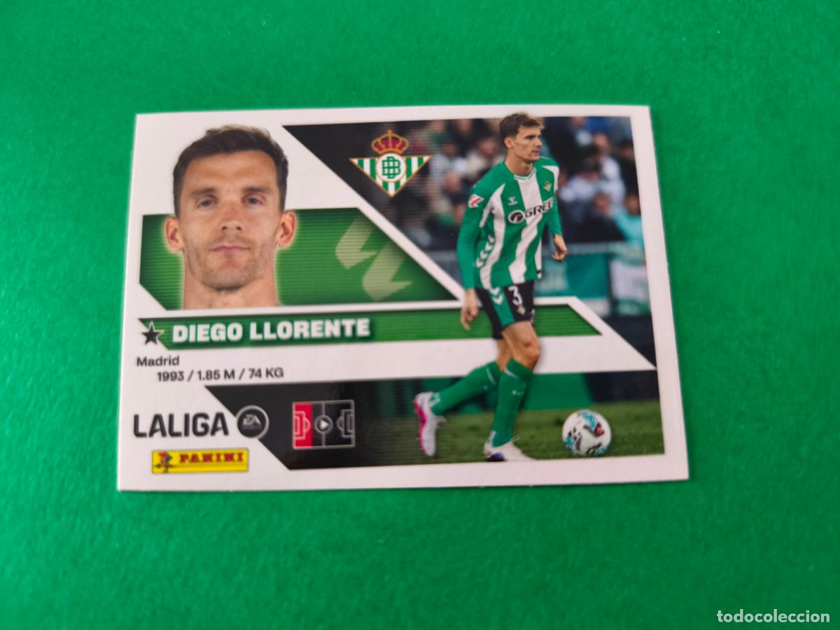 Cromos de f&uacute;tbol: CROMO FUTBOL LLORENTE REAL BETIS BALOMPIE SIN PEGAR N&ordm; 6 LIGA ESTE 2026-2027/26-27