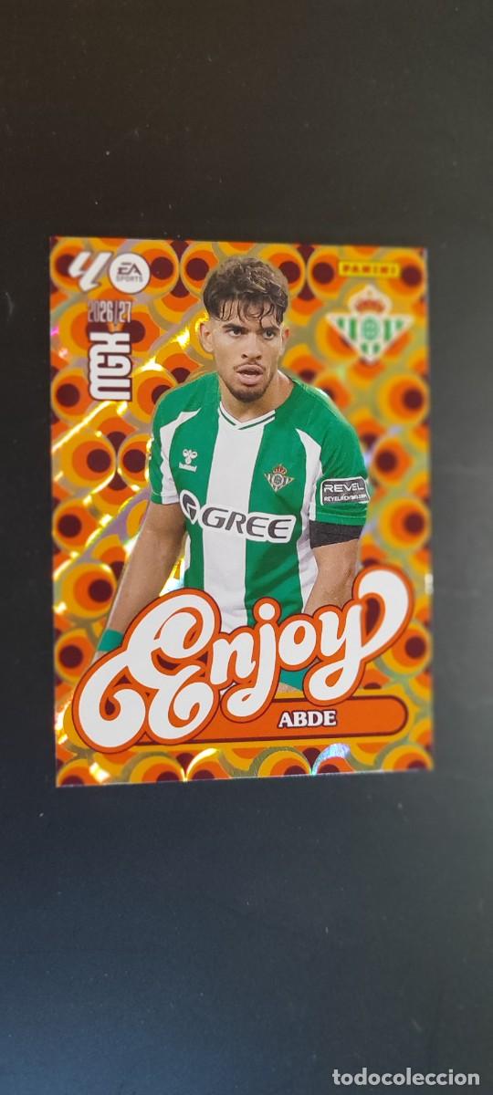 Cromos de f&uacute;tbol: MEGACRACKS 2026/27 CARD ENJOY ABDE REAL BETIS # 379 PANINI