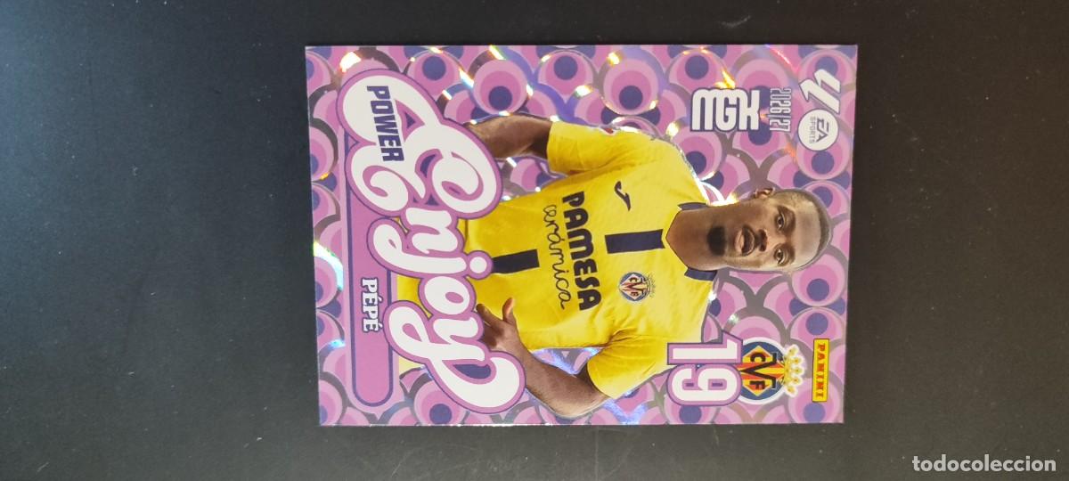 Cromos de f&uacute;tbol: MEGACRACKS 2026/27 CARD ENJOY POWER PEPE VILLARREAL # P386 PANINI