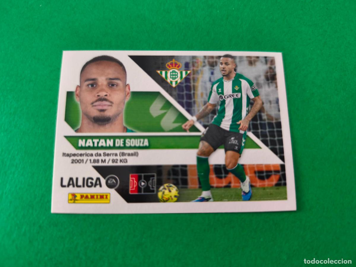 Cromos de f&uacute;tbol: CROMO FUTBOL NATAN REAL BETIS BALOMPIE SIN PEGAR N&ordm; 8 LIGA ESTE 2026-2027/26-27