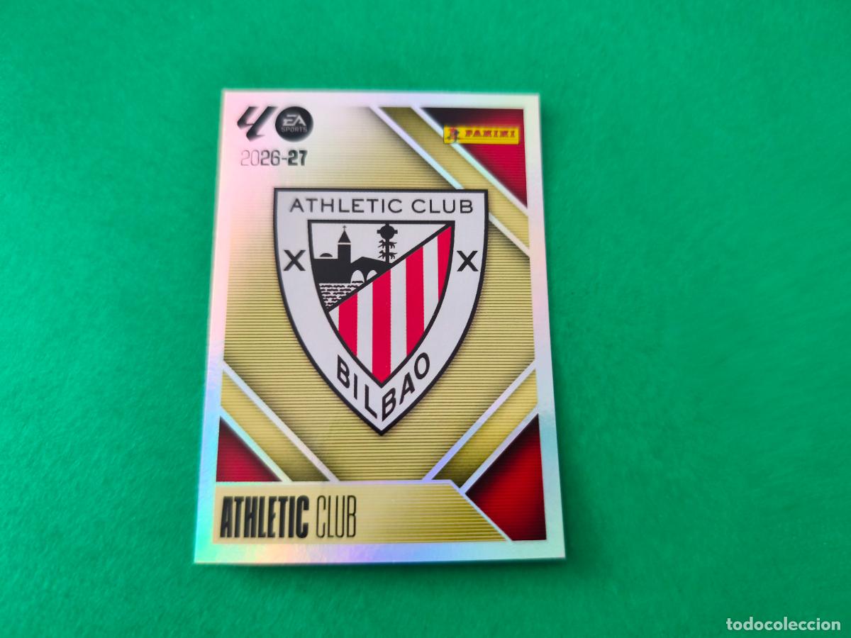 Cromos de f&uacute;tbol: CROMO FUTBOL ESCUDO ATH.BILBAO SIN PEGAR N&ordm; 1 LIGA ESTE 2026-2027/26-27