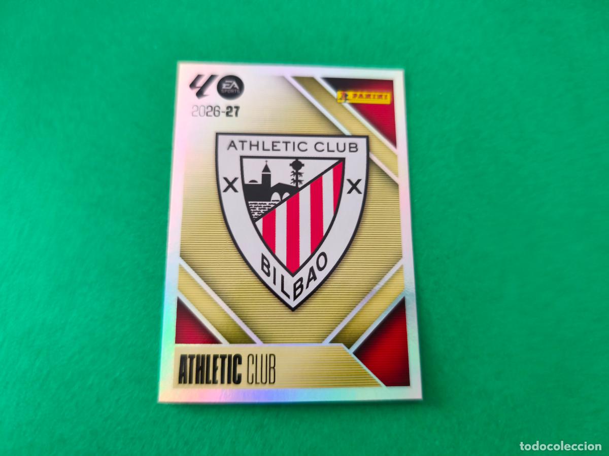 Cromos de f&uacute;tbol: CROMO FUTBOL ESCUDO ATH.BILBAO SIN PEGAR N&ordm; 1 LIGA ESTE 2026-2027/26-27 PANINI