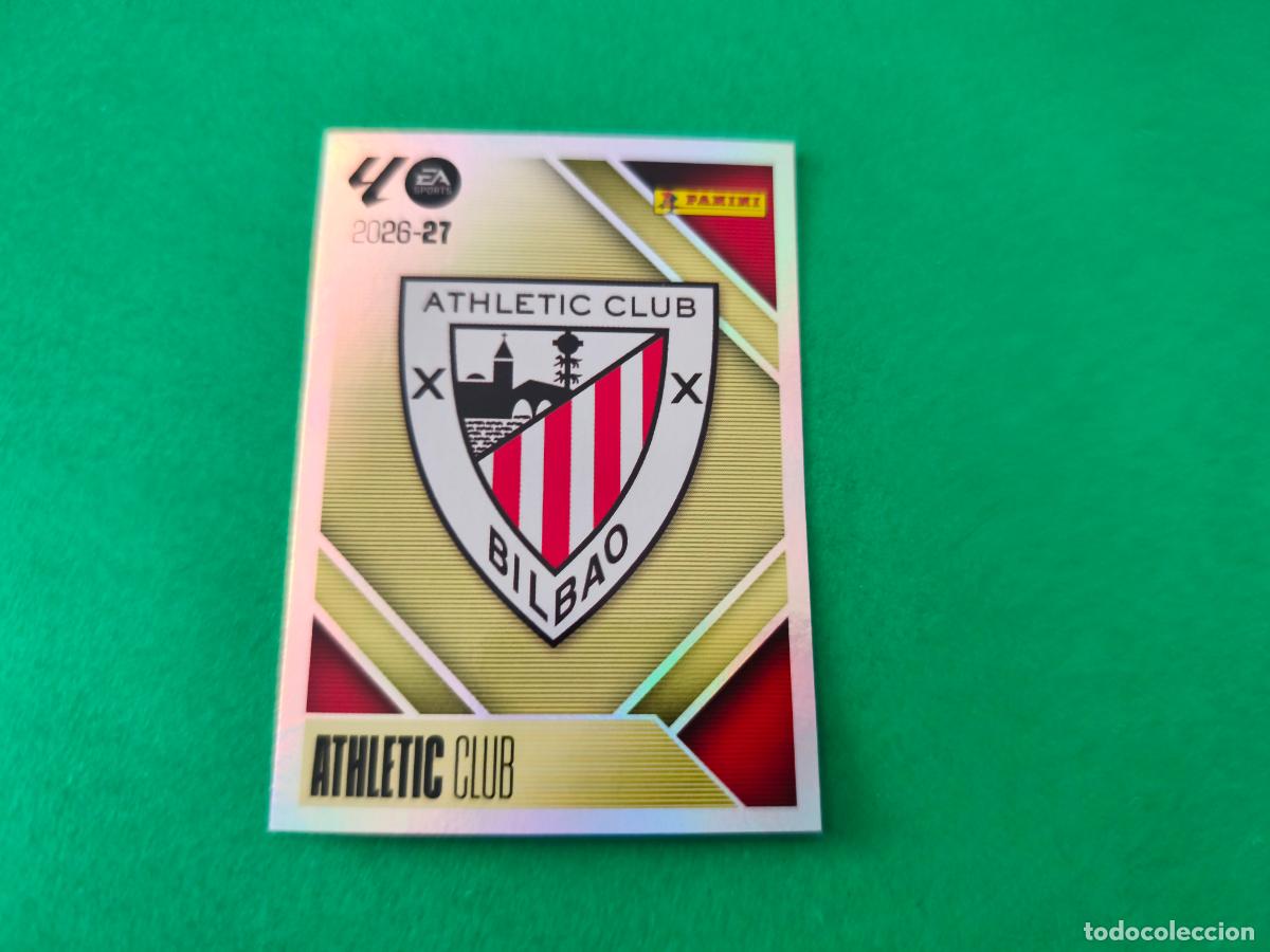 Cromos de f&uacute;tbol: CROMO FUTBOL ESCUDO ATH.BILBAO SIN PEGAR N&ordm; 1 LIGA ESTE 2026-2027/26-27 PANINI