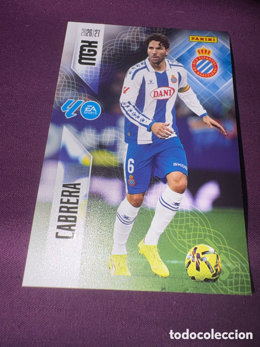 Cromos de f&uacute;tbol: Cabrera espa&ntilde;ol megacracks 2026-2027 26-27