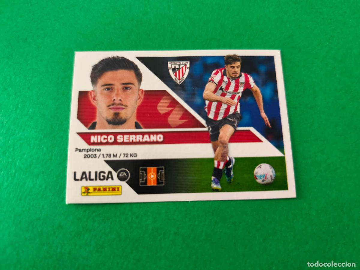 Cromos de f&uacute;tbol: CROMO FUTBOL NICO SERRANO ATH.BILBAO SIN PEGAR N&ordm; 15 LIGA ESTE 2026-2027/26-27 PANINI