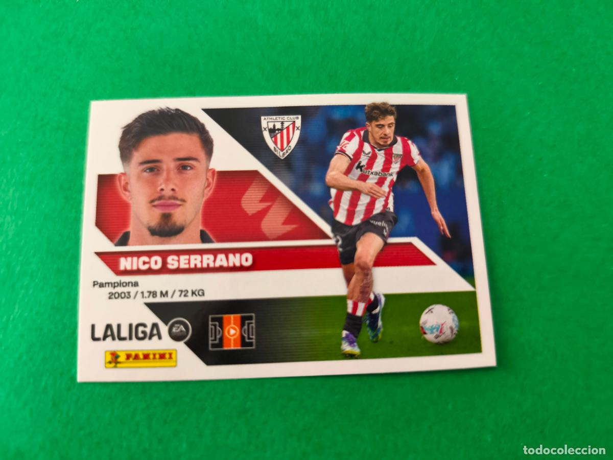 Cromos de f&uacute;tbol: CROMO FUTBOL NICO SERRANO ATH.BILBAO SIN PEGAR N&ordm; 15 LIGA ESTE 2026-2027/26-27 PANINI