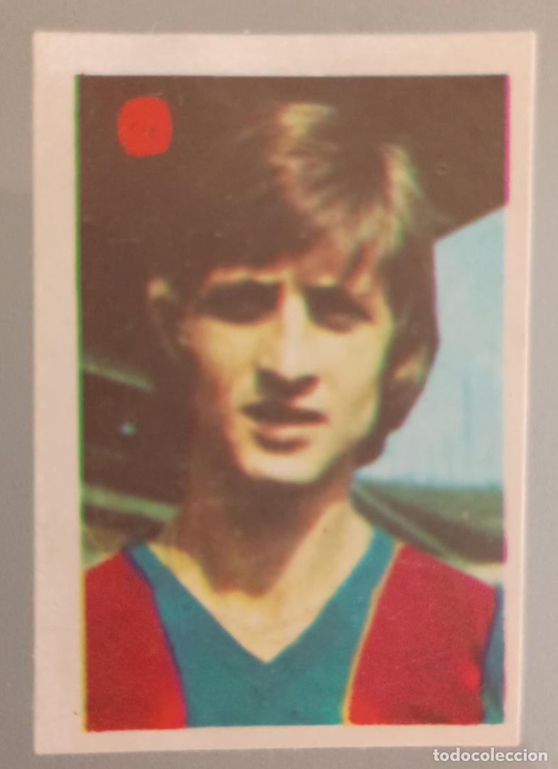 Cromos de f&uacute;tbol: 34-Cruyff (F. C. Barcelona) F&uacute;tbol. Liga Espa&ntilde;ola Temporada 1975-76 (Mateo Mirete)