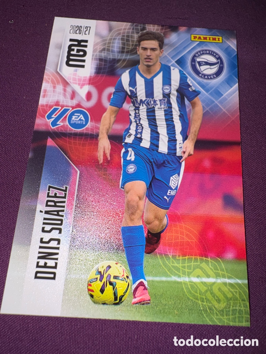 Cromos de f&uacute;tbol: Denis Su&aacute;rez alav&eacute;s megacracks 2026-2027 26-27