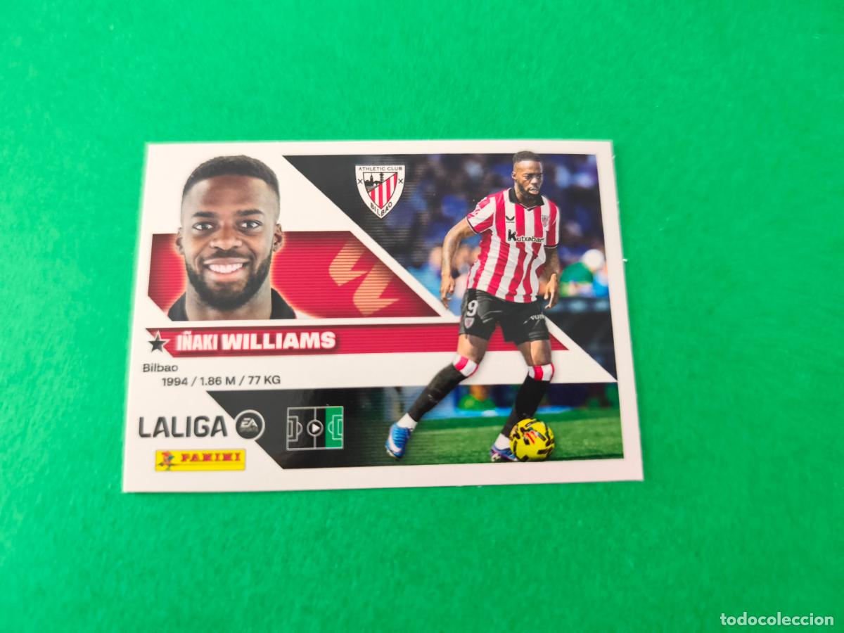 Cromos de f&uacute;tbol: CROMO FUTBOL I&Ntilde;AKI WILLIAMS ATH.BILBAO SIN PEGAR N&ordm; 19 LIGA ESTE 2026-2027/26-27 PANINI