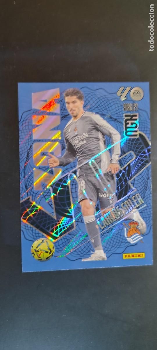 Cromos de f&uacute;tbol: MEGACRACKS 2026/27 CARD ZONA VIP CARLOS SOLER REAL SOCIEDAD # 390 PANINI