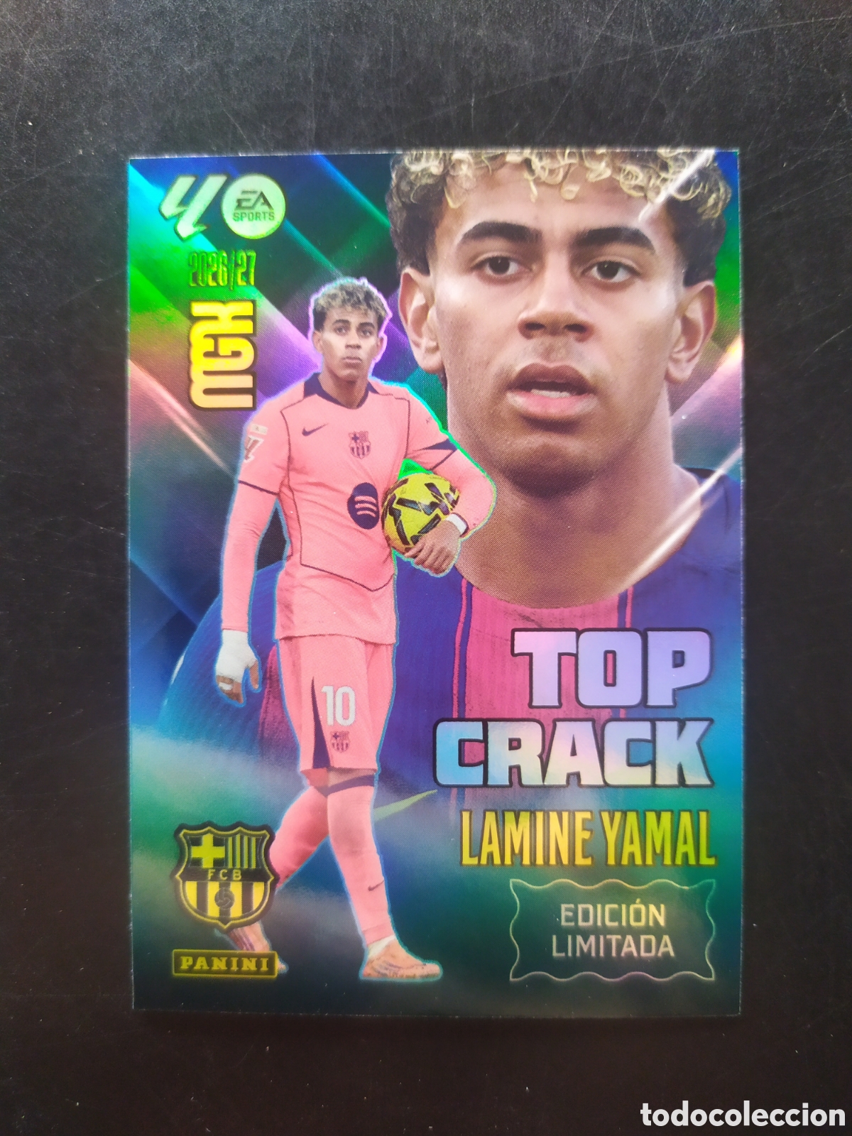 Cromos de f&uacute;tbol: Megacracks 2026 2027 26 27 panini Lamine Yamal edici&oacute;n limitada Barcelona