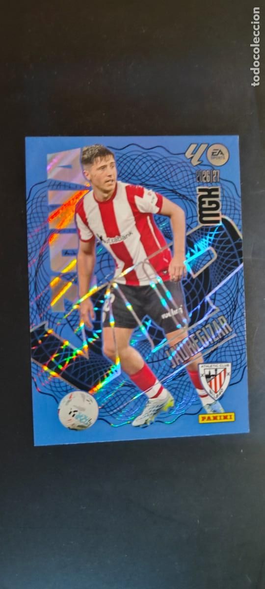 Cromos de f&uacute;tbol: MEGACRACKS 2026/27 CARD ZONA VIP JAUREGIZAR ATHLETIC CLUB # 398 PANINI
