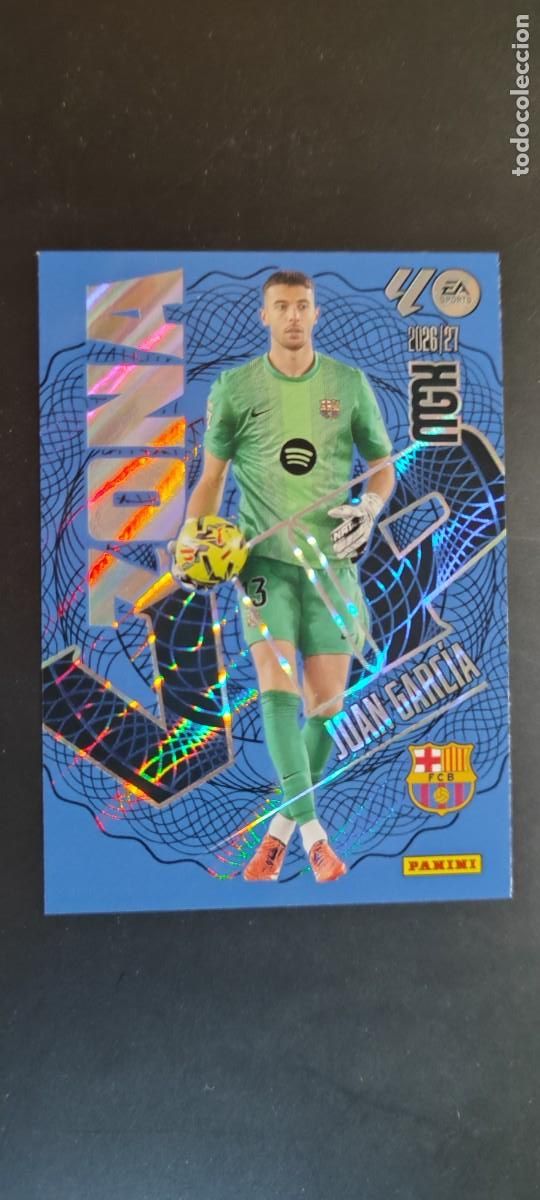 Cromos de f&uacute;tbol: MEGACRACKS 2026/27 CARD ZONA VIP JOAN GARCIA FC BARCELONA # 399 PANINI