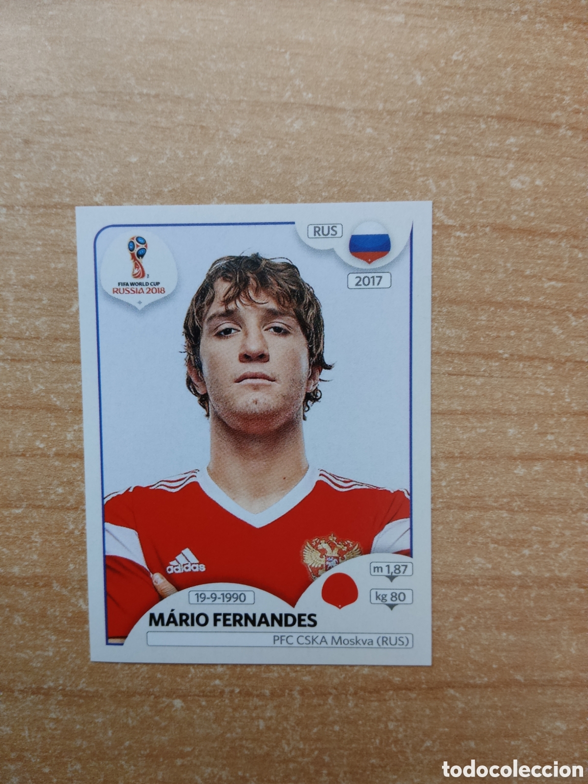 Cromos de f&uacute;tbol: 37 MARIO FERNANDES RUSSIA MUNDIAL 2018 RUSSIA