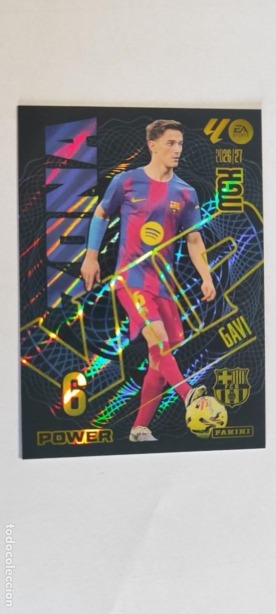 Fu&szlig;ball-Sticker: MEGACRACKS 2026/27 CARD ZONA VIP POWER GAVI FC BARCELONA # P394 PANINI