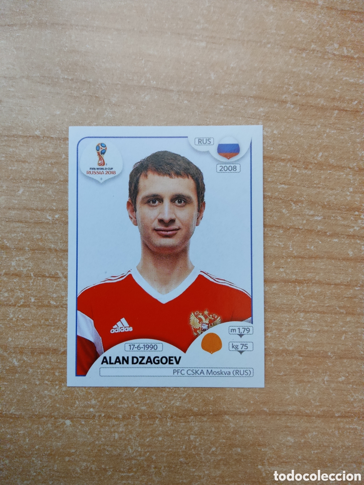 Cromos de f&uacute;tbol: 47 ALAN DZAGOEV RUSSIA MUNDIAL 2018 RUSSIA