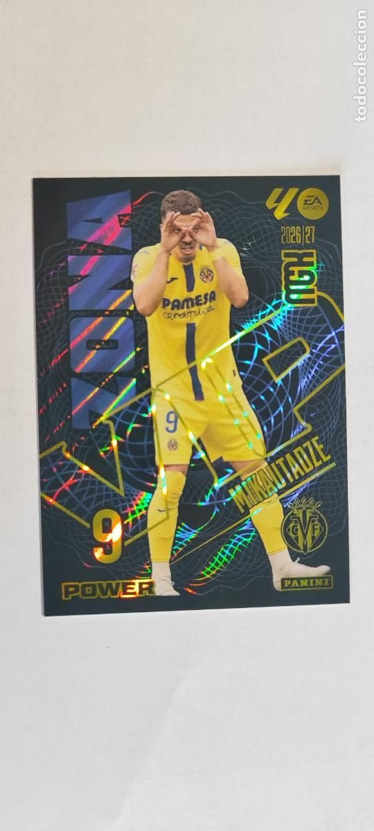 Fu&szlig;ball-Sticker: MEGACRACKS 2026/27 CARD ZONA VIP POWER MIKAUTADZE VILLARREAL # P402 PANINI