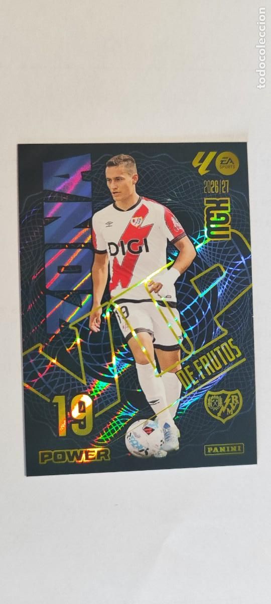 Fu&szlig;ball-Sticker: MEGACRACKS 2026/27 CARD ZONA VIP POWER DE FRUTOS RAYO VALLECANO # P392 PANINI