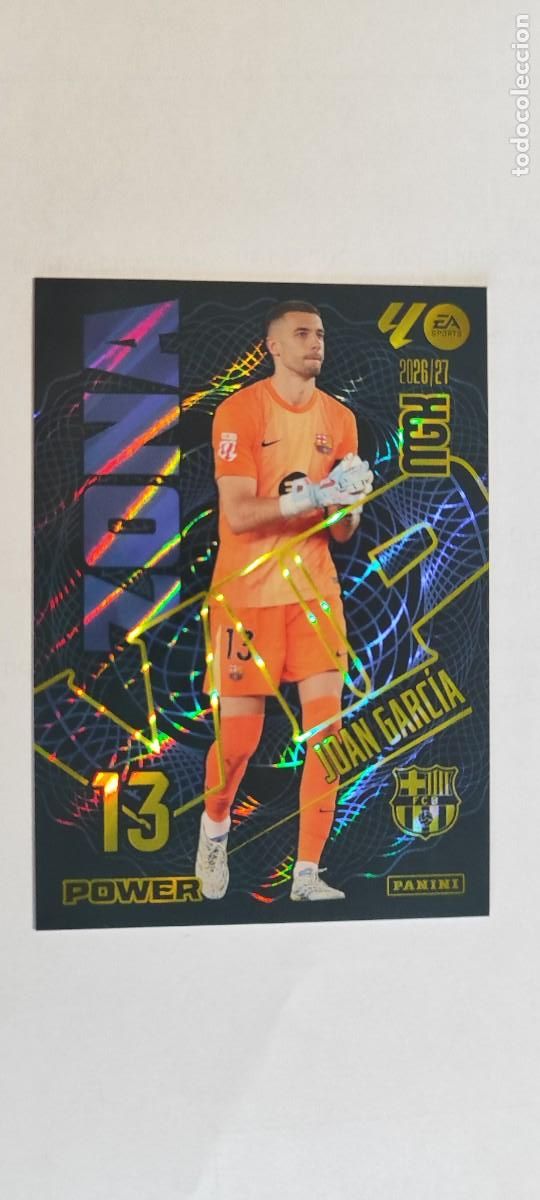 Fu&szlig;ball-Sticker: MEGACRACKS 2026/27 CARD ZONA VIP POWER JOAN GARCIA FC BARCELONA # P399 PANINI