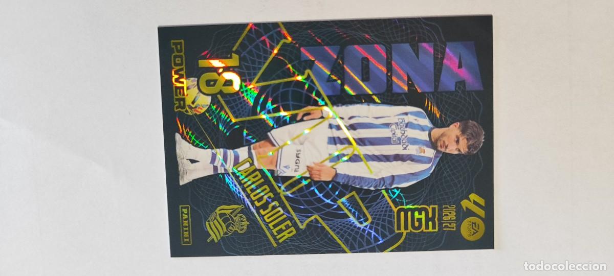 Cromos de f&uacute;tbol: MEGACRACKS 2026/27 CARD ZONA VIP POWER CARLOS SOLER REAL SOCIEDAD # P390 PANINI