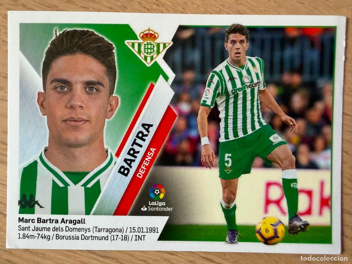 Football Stickers: 6A 6 A BARTRA REAL BETIS 19 20 2019 2020 LIGA SANTANDER COLECCIONES ESTE SIN PEGAR STICKER