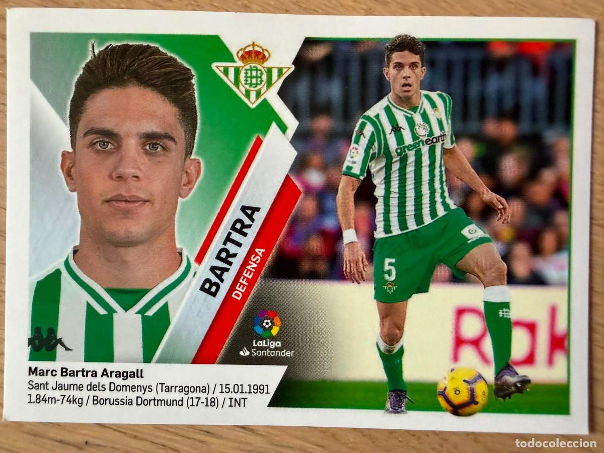 Football Stickers: 6A 6 A BARTRA REAL BETIS 19 20 2019 2020 LIGA SANTANDER COLECCIONES ESTE SIN PEGAR STICKER