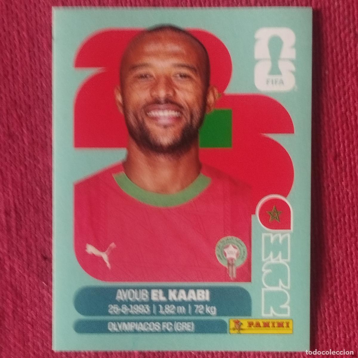 Football Stickers: AYOUB EL KAABI - MAR 20 - MARRUECOS - MUNDIAL DE FUTBOL - FIFA WORLD CUP - 2026