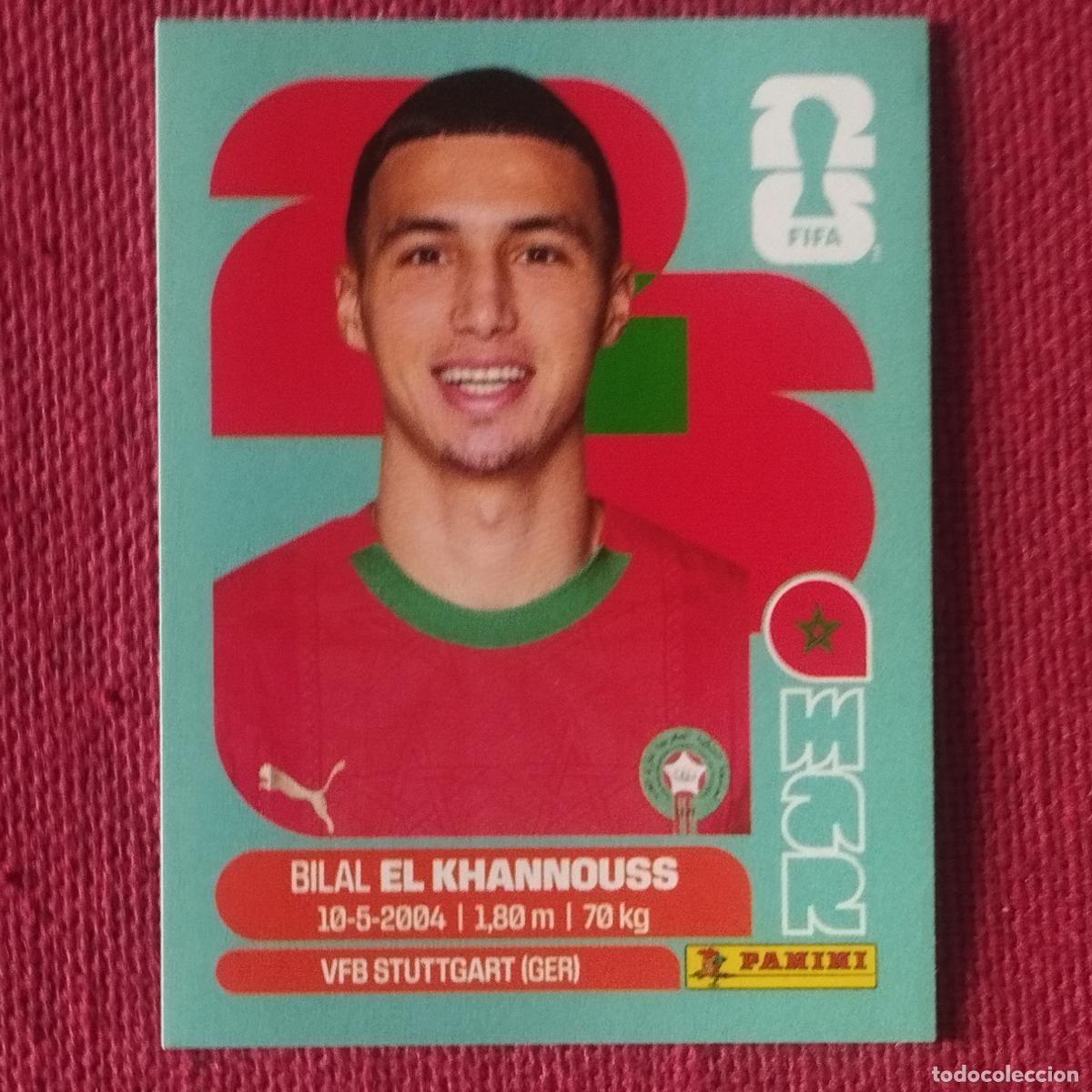 Football Stickers: BILAL EL KHANNOUSS - MAR 14 - MARRUECOS - MUNDIAL DE FUTBOL - FIFA WORLD CUP - 2026