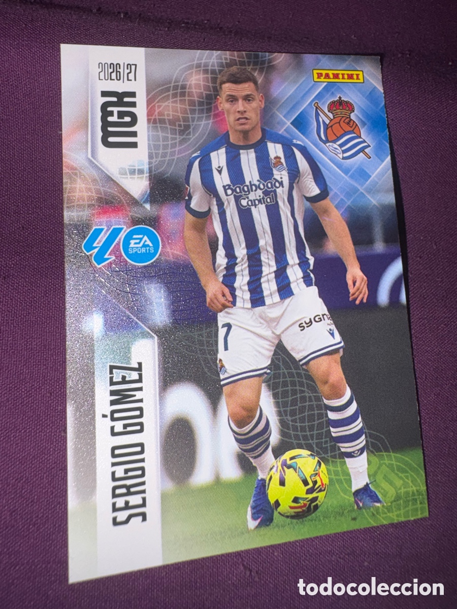 Football Stickers: Sergio G&oacute;mez real sociedad megacracks 2026-2027 2026-2027