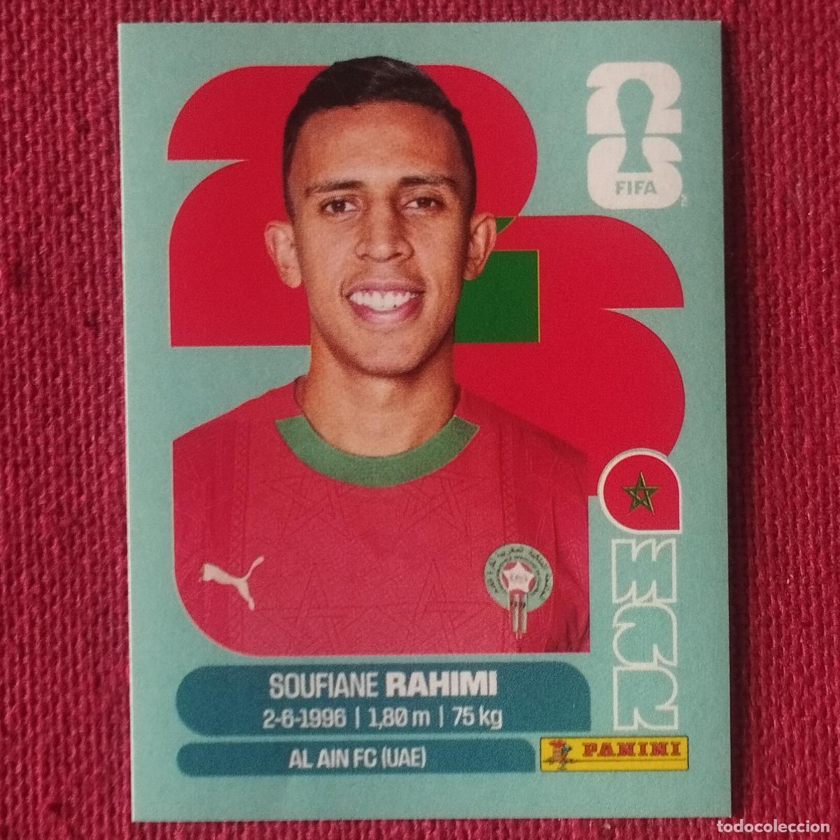 Cromos de f&uacute;tbol: SOUFIANE RAHIMI - MAR 18 - MARRUECOS - MUNDIAL DE FUTBOL - FIFA WORLD
