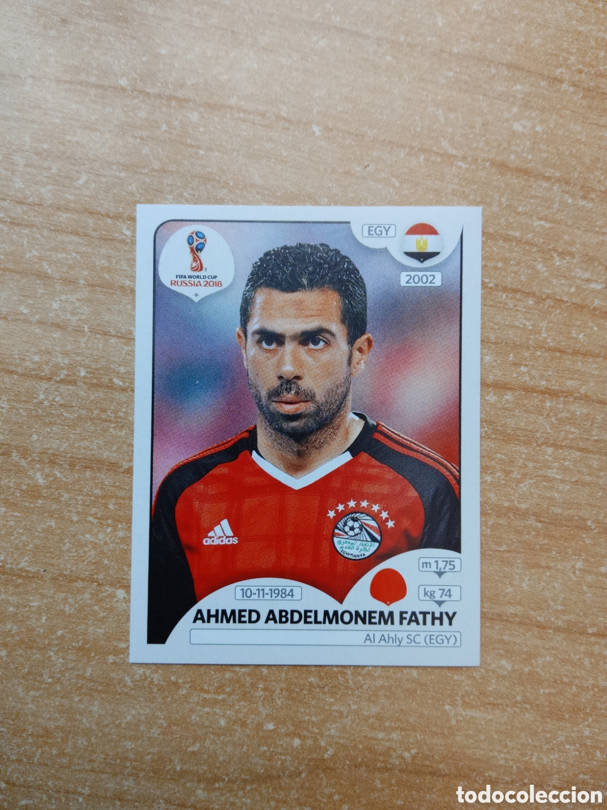 Cromos de f&uacute;tbol: 80 AHMED ABDELMONEM FATHY EGIPTO MUNDIAL 2018 RUSSIA