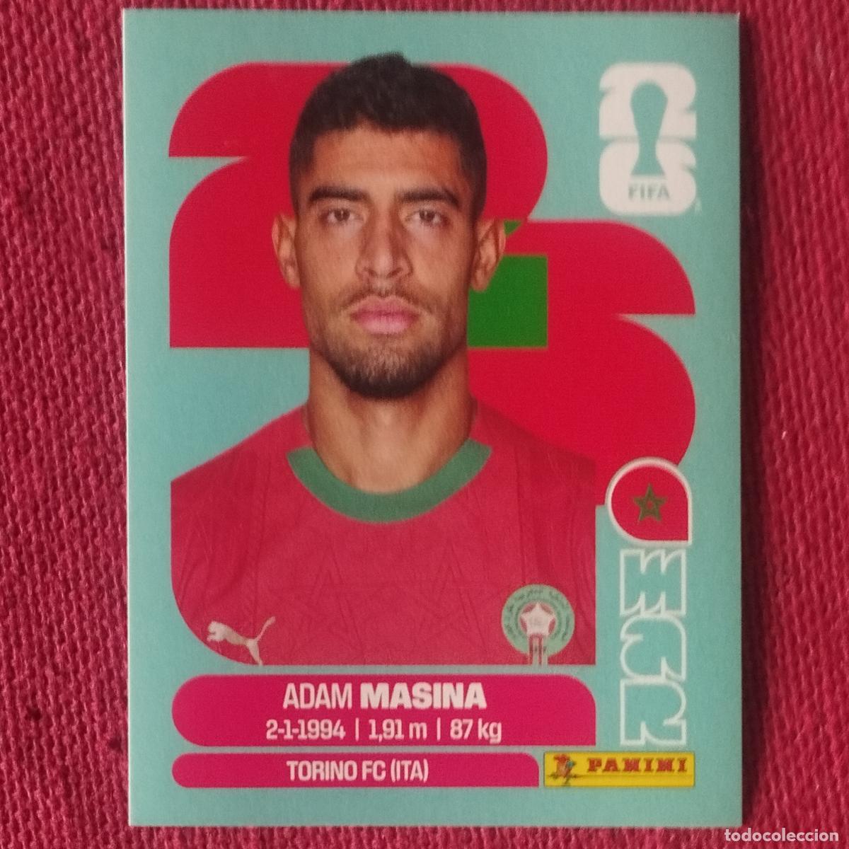 Cromos de f&uacute;tbol: ADAM MASINA - MAR 9 - MARRUECOS - MUNDIAL DE FUTBOL - FIFA WORLD CUP 2026