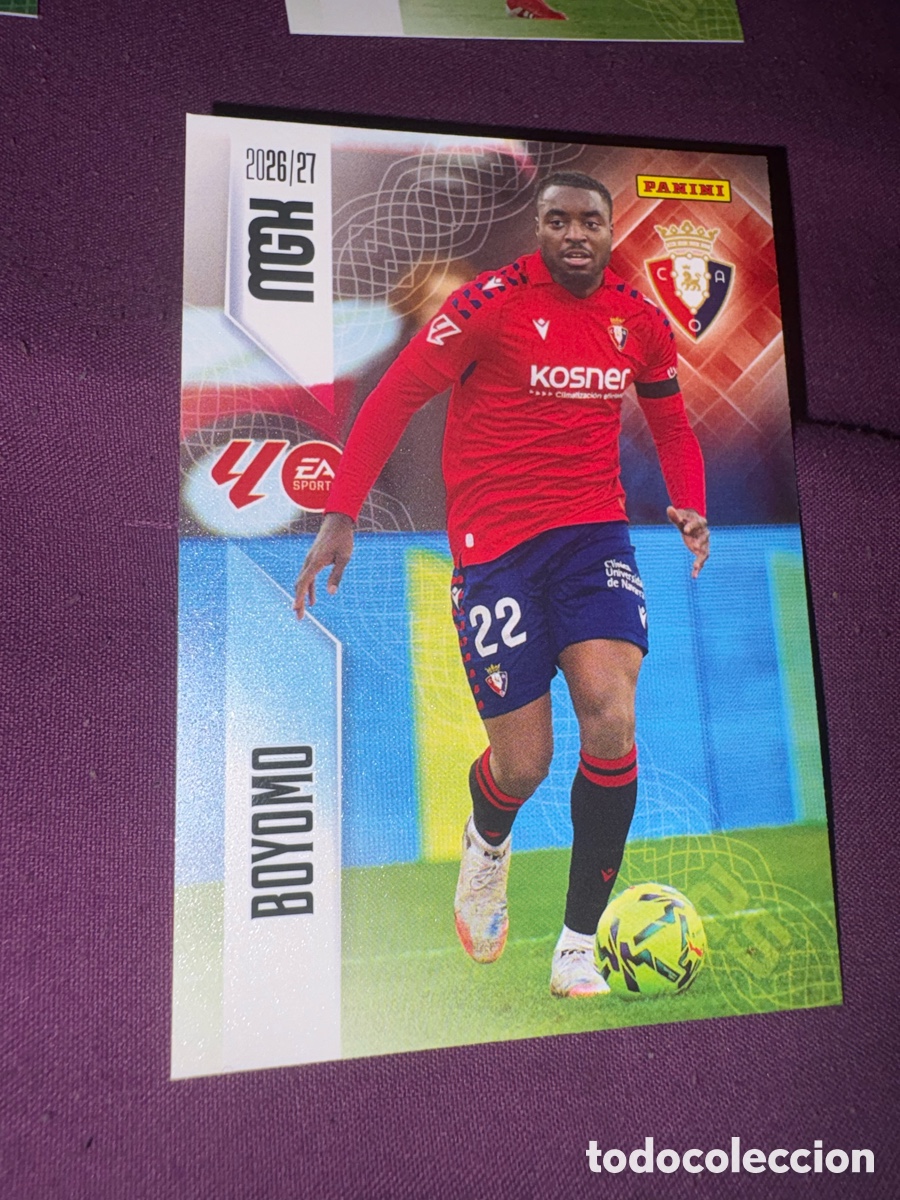 Cromos de f&uacute;tbol: Boyomo Osasuna megacracks 2026-2027 2026-2027
