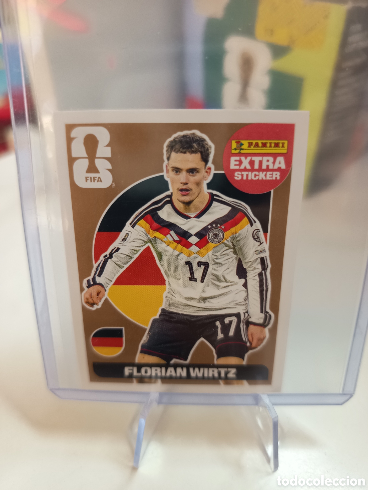 Cromos de f&uacute;tbol: EXTRA STICKER MUNDIAL WORLD CUP 2026 BRONCE FLORIAN WIRTZ