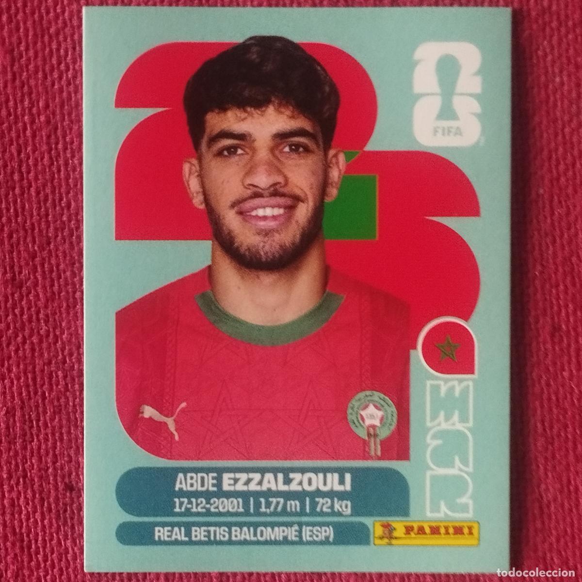 Cromos de f&uacute;tbol: ABDE EZZALZOUDI - MAR 17 - MARRUECOS - MUNDIAL DE FUTBOL - FIFA WORLD CUP 2026