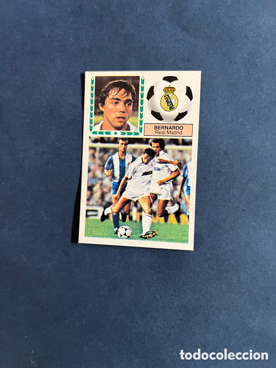 Cromos de f&uacute;tbol: Cromo Bernardo R.Madrid ( coloca ) Ediciones Este 83-84