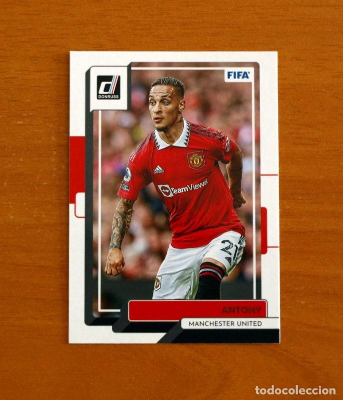 Figurine di Calcio: Manchester United - N&ordm; 136 Antony - D-DONRUSS SOCCER -FIFA -Panini 2022-2023-22-23