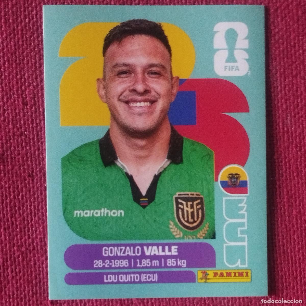 Cromos de f&uacute;tbol: GONZALO VALLE - ECU 3 - ECUADOR - MUNDIAL DE FUTBOL - FIFA WORLD CUP 2026