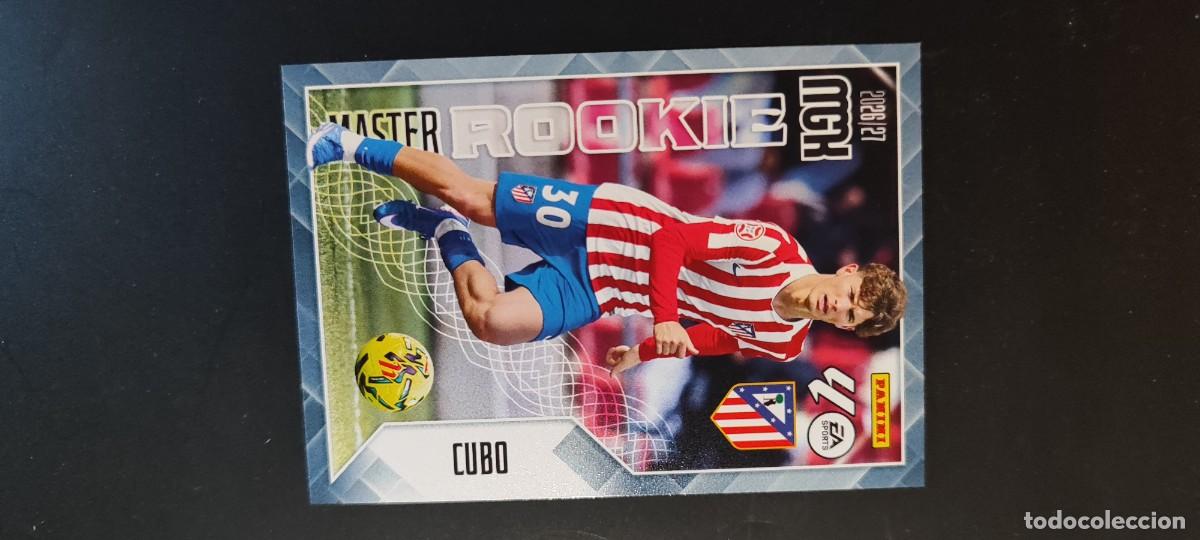 Cromos de f&uacute;tbol: MEGACRACKS 2026/27 CARD MASTER ROOKIE CUBO AT MADRID # 410 PANINI