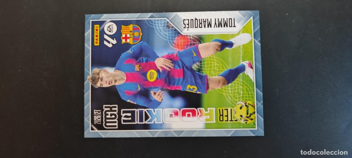 Cromos de f&uacute;tbol: MEGACRACKS 2026/27 CARD MASTER ROOKIE TOMMY MARQUES FC BARCELONA # 420 PANINI