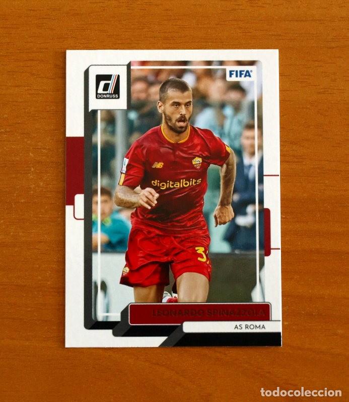Cromos de f&uacute;tbol: Roma - N&ordm; 143 Leonardo Spinazzola - D-DONRUSS SOCCER -FIFA -Panini 2022-2023-22-23