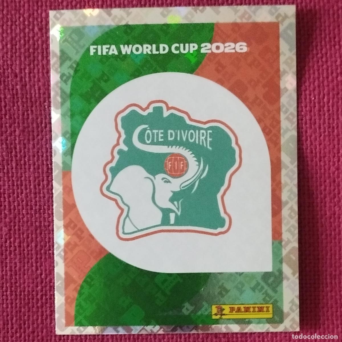 Cromos de f&uacute;tbol: ESCUDO - COTE D' IVORY - MUNDIAL DE FUTBOL - FIFA WORLD